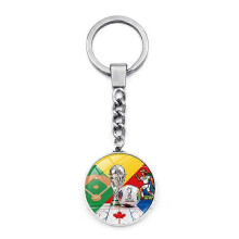 (XSWX9204-9) 2026 World Cup Football Fan-Themed Double-Sided Keychain