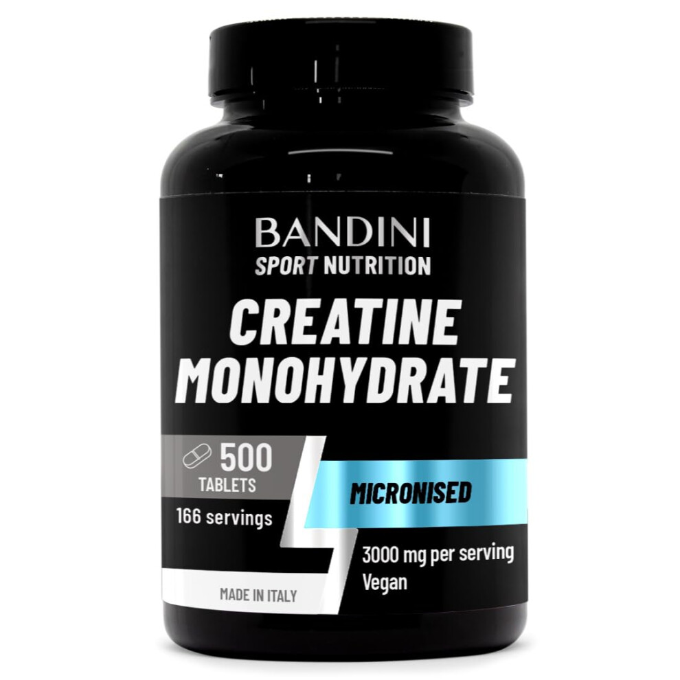 Photos - Vitamins & Minerals Bandini Creatine Monohydrate 500 tablets | 3000mg Ã dose | Supplement for Energy, Training & Gym | Pre Workout for Men & Wom 