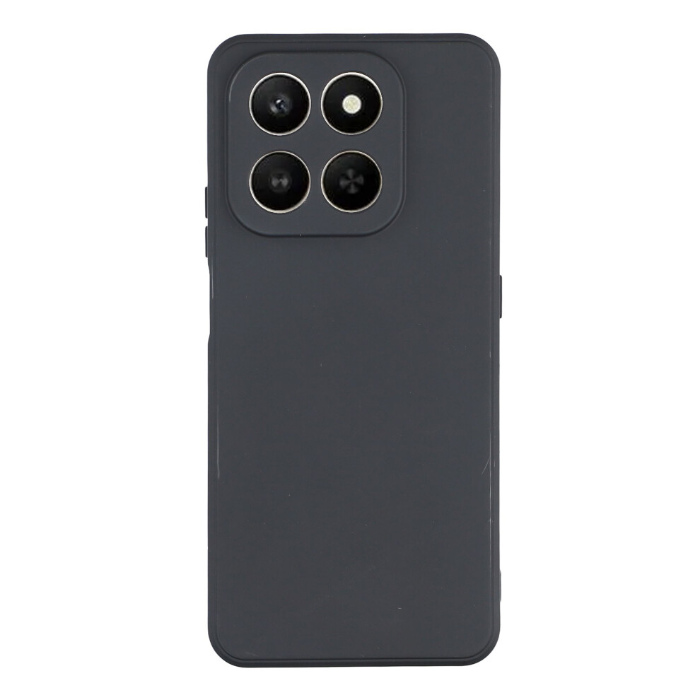 (Black) For Honor X7d 5G Case Precise Cutouts Straight Edge Tpu Shockproof Phone Cover Black 6914292045776