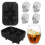 3D Silicone Skull Ice Cube & Cake Candy Mold - 4 Grid Kitchen Gadget 1