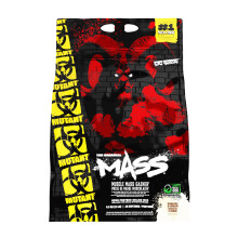 MUTANT Mass | Muscle Mass Gainer | 1100 Calories, 56g Protein, Whole Food Carbs, BCAAs, and Glutamine | Ultimate Hardcore Weight Gainer Shake | 6800g