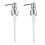 2 Pcs Stainless Steel Replacement Pump for Liquid Soap Dispenser - Ideal Gift 1