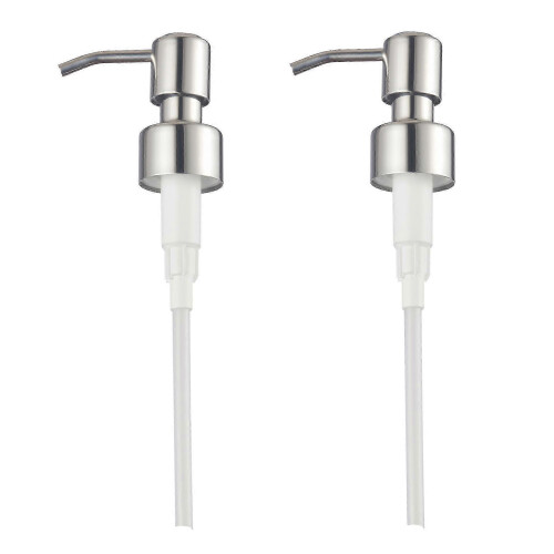 2 Pcs Stainless Steel Replacement Pump for Liquid Soap Dispenser - Ideal Gift