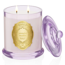 M&SENSE Scented Candles 360g Lavender Vanilla Natural Soy Wax Candle 75 Hours Long Burning Time, Perfect Christmas Gifts for Women and Men.