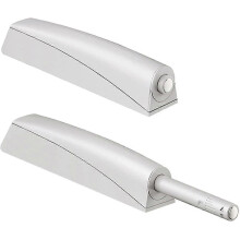 Push to Open Cabinet Damper, Soft Close Mechanism, 2-Pack Heavy Duty Push Pull Latches for European Furniture