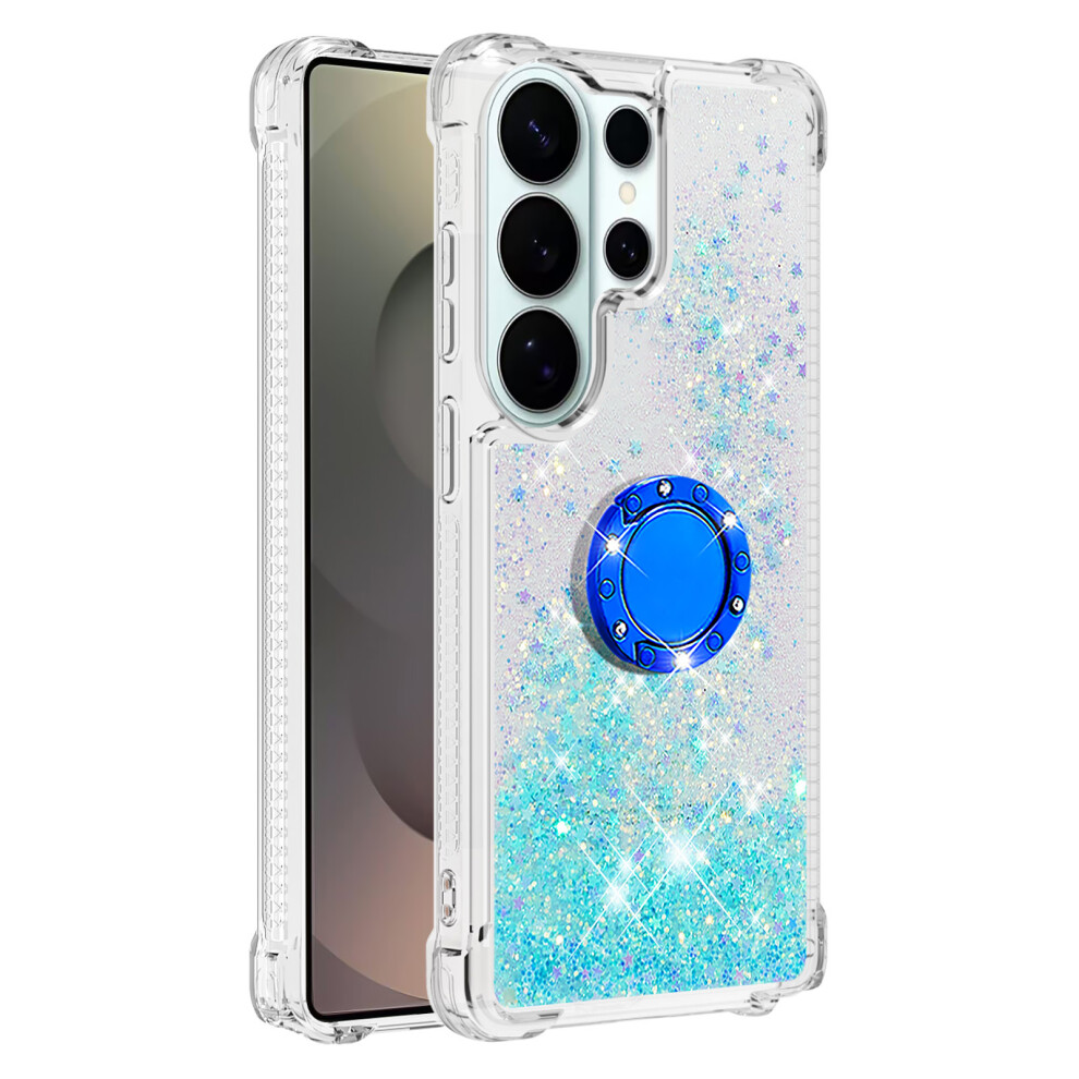 ( / Pentagram) For Samsung Galaxy S26 Ultra Tpu Case With Kickstand Quicksand Shockproof Cover Blue 6914296667134