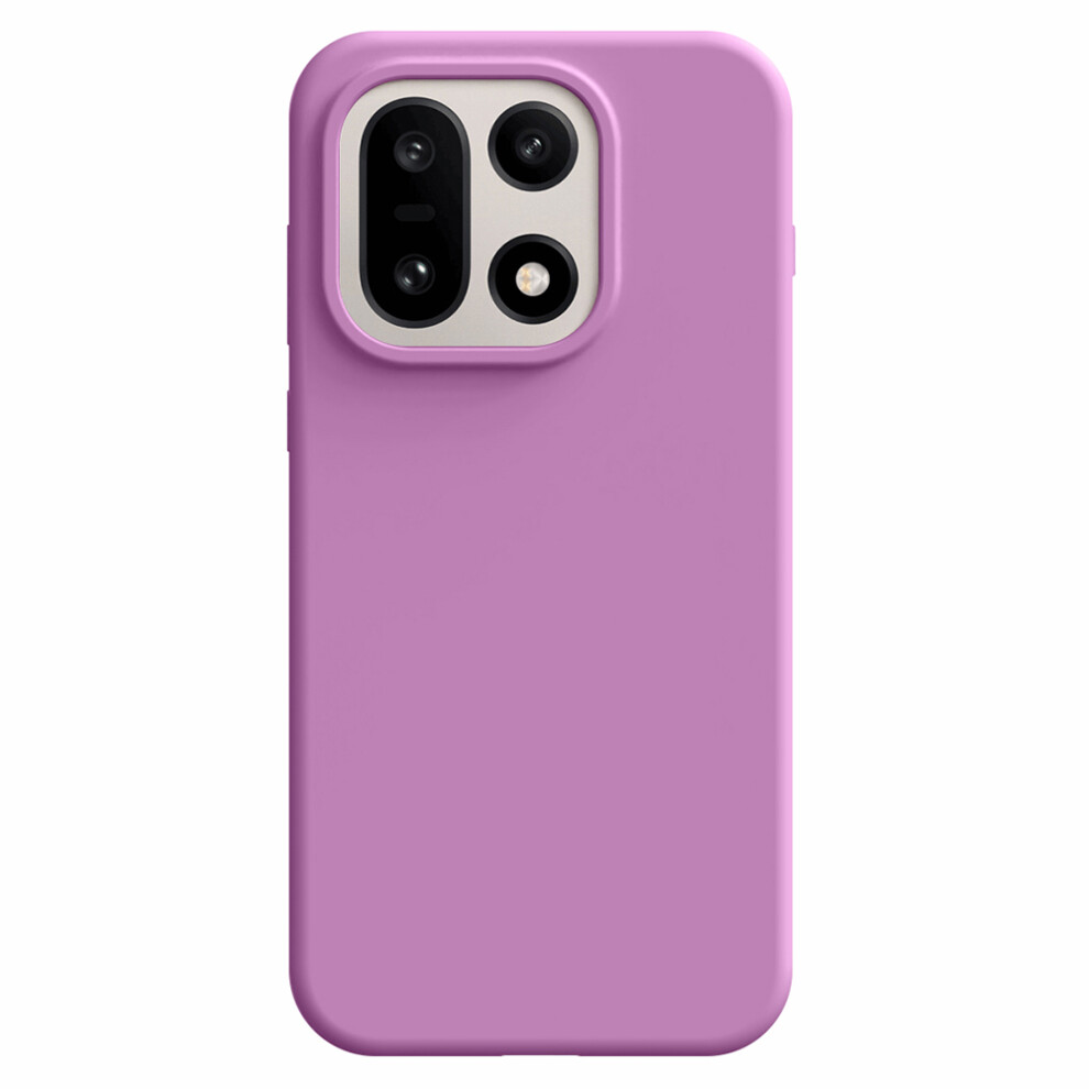 (Purple) For Oneplus 15 5G Case Skin-Friendly Liquid Silicone + Pc Phone Cover Purple 6914297132303