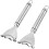 Stainless Steel Corn Peeler - Silver Threshing Tool (2pcs) 1