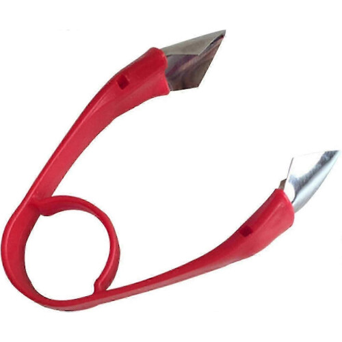 Stainless Steel Adjustable Strawberry Corer - Red Kitchen Tool (1pc)