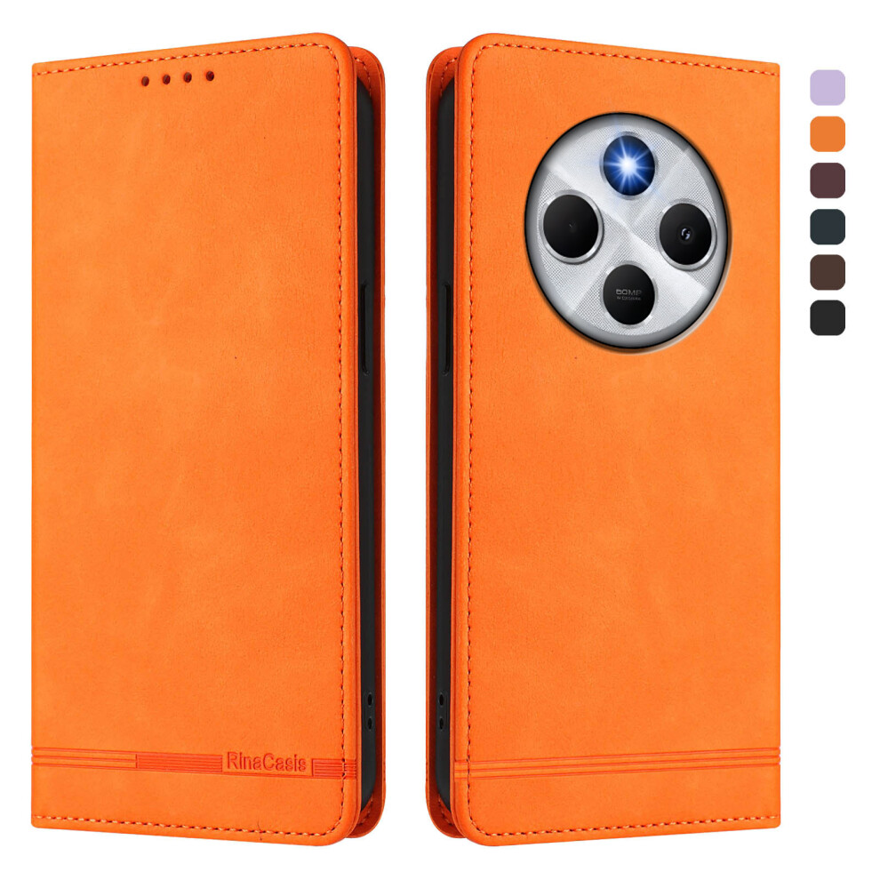 (Orange) For Xiaomi Poco M7 5G / Xiaomi Redmi 14C 4G / Xiaomi Redmi 14R 5G / Xiaomi Redmi A4 5G / Xiaomi Poco C75 4G Case Rinacas Orange 6914296611250