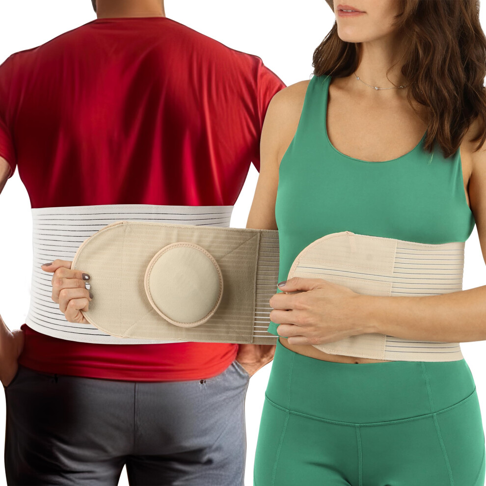 Armstrong America Hernia Belt For Men Or Women | C Section Belly Binder & Abdominal Binder | Post Surgery & Pregnancy Tummy Tuck | Hysterectomy, Umbilical Hernia | Pos