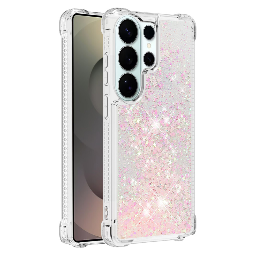 ( / Pentagrams) For Samsung Galaxy S26 Ultra Tpu Case Glitter Quicksand Shockproof Phone Back Cover Pink 6914292311192