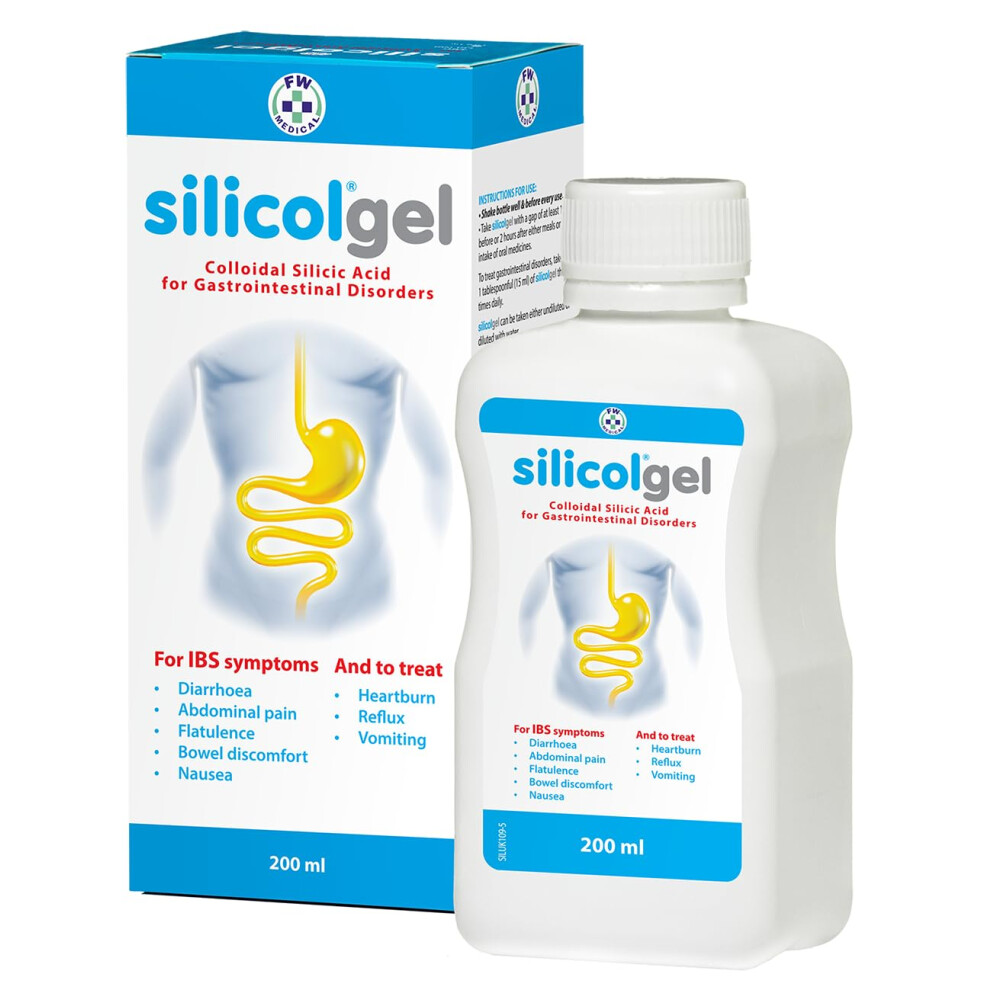 Silicol Silicolgel 200Ml - Clinically Proven Relief For Ibs Symptoms: