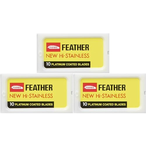 Feather Double Edge Razor Blades, 30