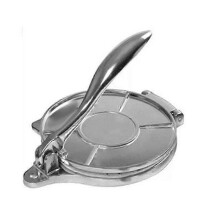 Máquina para hacer tortillas y panqueques de cocina: prensa la masa y la carne.