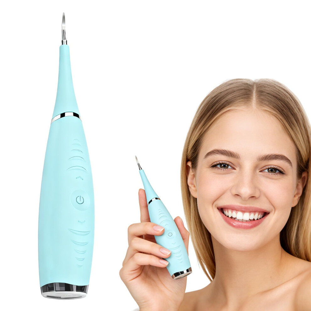 Portable Ultrasonic Dental Care Set, Oral Cleaner & Toothbrush, Plaque Stain Cleaning Tool, USB Powered