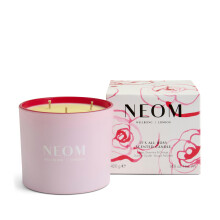 NEOM It's All Rosy Scented Candle 420g (3 Wick) I Rose, Geranium and Orange I 100% Naturally Derived Wax I 11 Essential Oils I Uplift Your Mood I Val