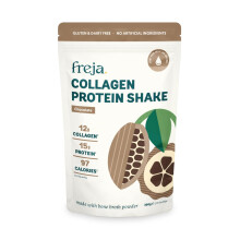 Freja Collagen Protein Shake | Chocolate | Natural Bone Broth Powder | Dairy & Gluten Free | 300g (12 Servings)