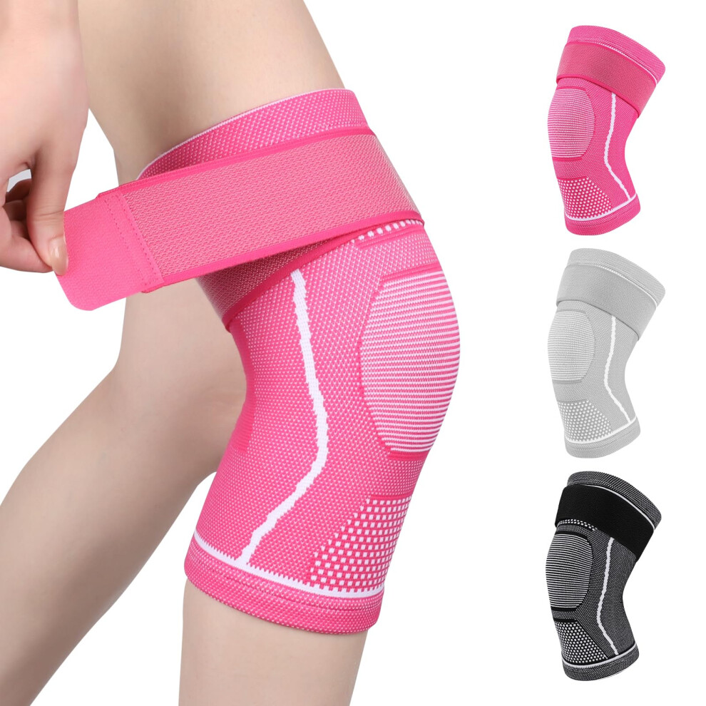 Yasdyri Knee Support For Women And Men Knee Brace With Adjustable Strap Compression Knee Sleeves For Arthritis, Tendinitis, Meniscus Tear,Ligament In
