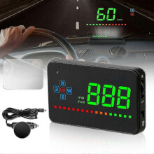 Digital GPS Speedometer Head-Up Display for - Overspeed & Tiredness Warning (Mph/km)