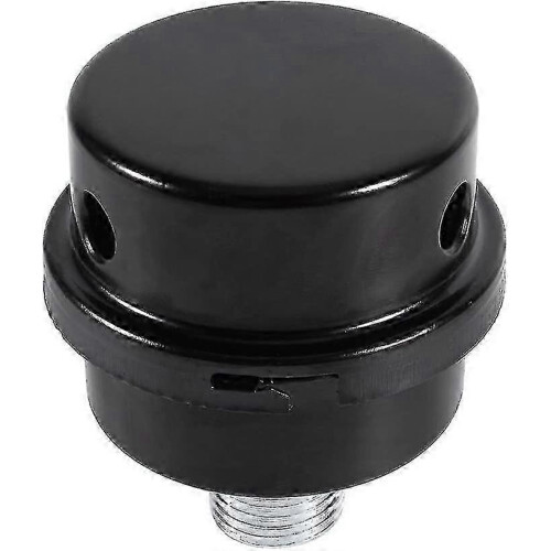 Black Compressor Intake Air Filter with Connector & Muffler - 1 Piece