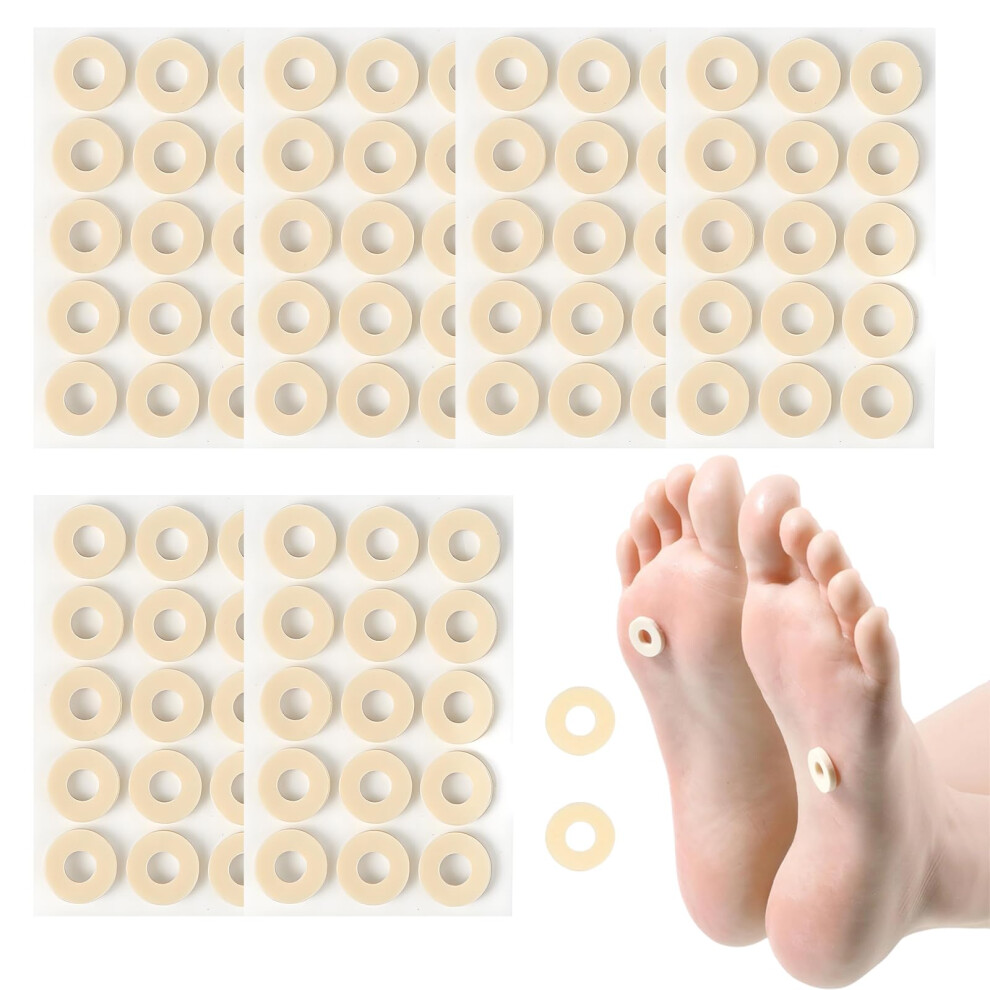 Tgkeaiy 90 Pcs Corn Cushions, Soft Latex Foam Self Adhesive Callus Pads, Anti Friction Corn Pads Cushions Toe And Foot Protectors Reduce Foot And Heel Pain