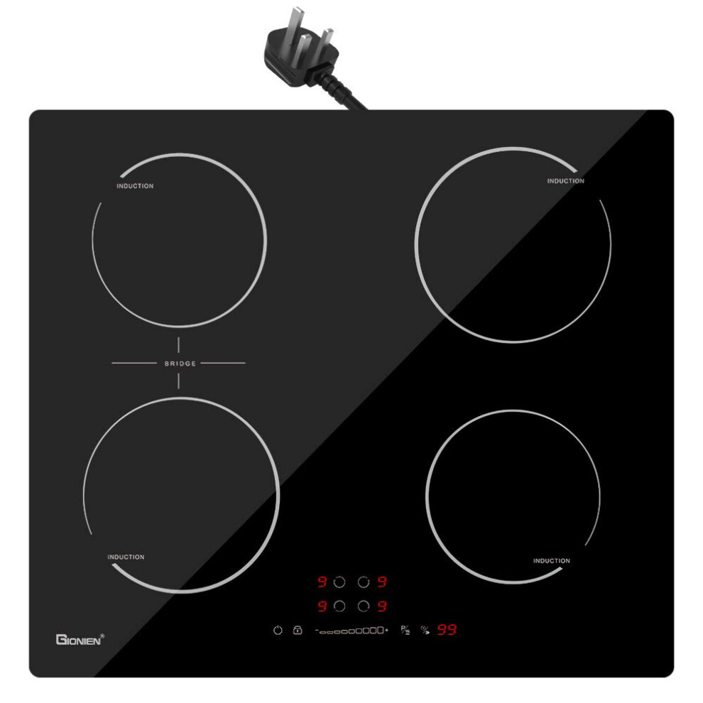 Gionien Glonlen Plug-In Induction Hob 13 Amp 2800W,60Cm Integrated Electric Co