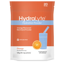 Hydralyte Effervescent Electrolytes Powder Sachets - 20 Flavoured Sticks - Rapid Rehydration - Prevent Dehydration - Achieve Optimal Hydration (20 Sa