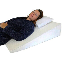 ORTHOLOGICS LARGE Bed Wedge Raised Pillow Acid Reflux GERD Memory Foam Back OL9
