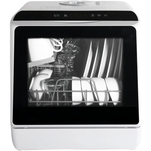 eklipt Table Top Dishwasher, Mini Countertop Dishwasher with 6 Program