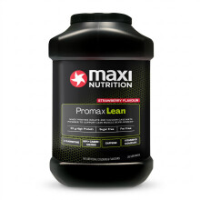 MaxiNutrition - Promax Lean, Strawberry - Whey Protein Isolate Blend + Vitamin B Complex – Sugar and Fat Free, 29g Protein, 127 kcal per Serving, 98