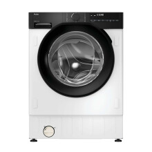 Haier Series 6 Integrated Washing Machine, 9kg Capacity, 1600 RPM, A-30% Rated, Inverter Motor, Wi-Fi & hOn App, Instant Mix Technology, White and Bl