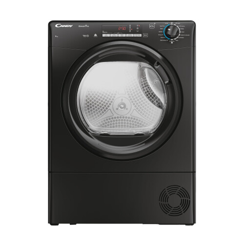 Candy Candy Smart Pro Condenser Tumble Dryer, 9kg, Black, B Class