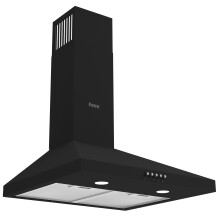 Ferre PH500-PBL 50cm Pyramid Chimney Cooker Hood, Kitchen Extractor Fan, Black