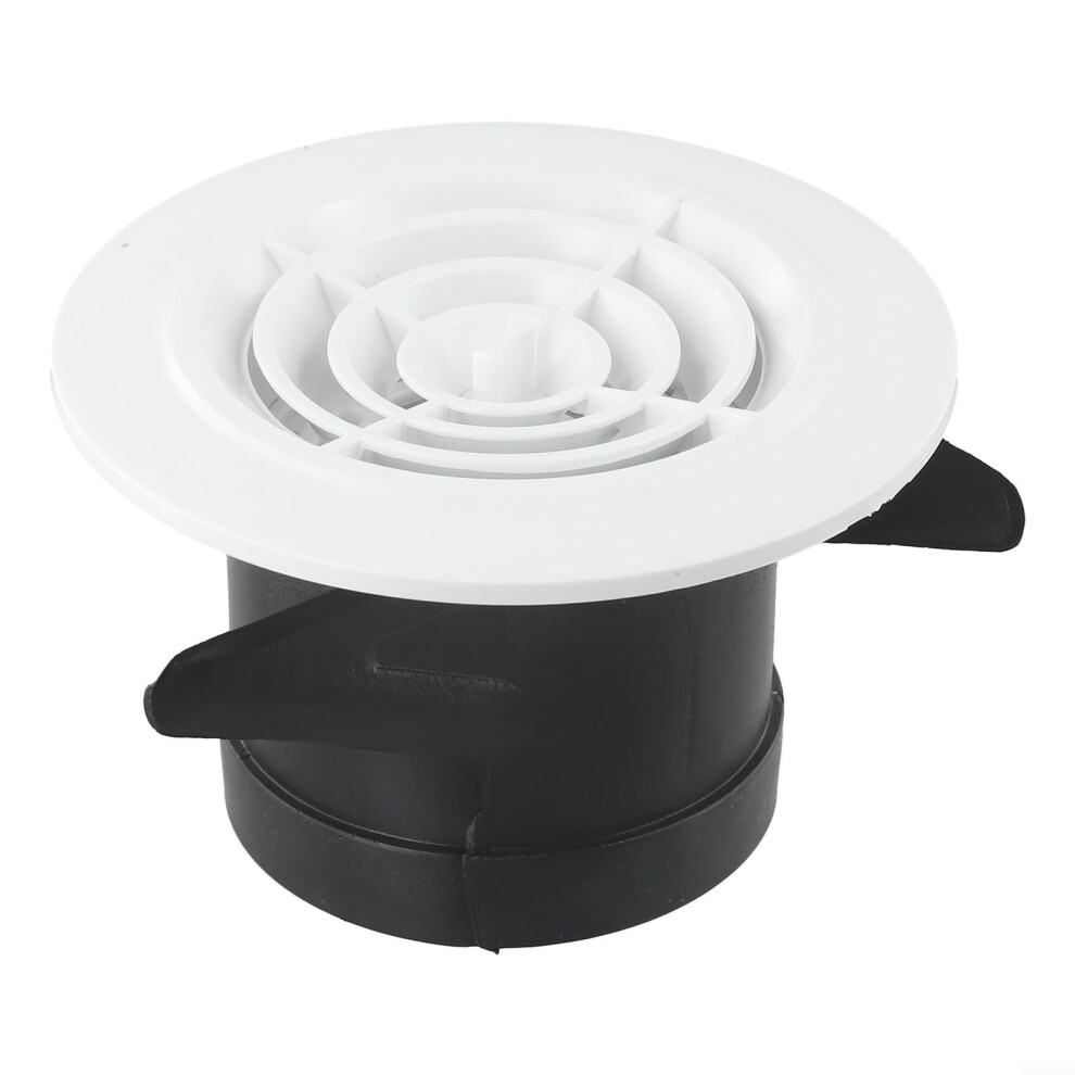Zwequipint Adjustable Airflow Wall Vent Cover Round Abs Grille For Optimal Ventil