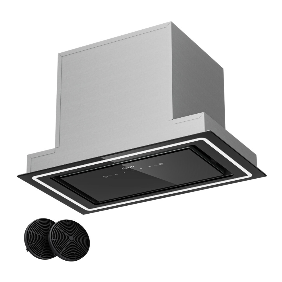 Ciarra 52Cm Integrated Cooker Hood, Built-In Kitchen Extractor Fan Wit