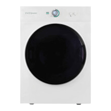 Statesman TD03VFW Freestanding Compact Vented Tumble Dryer, 3kg Drying Capacity, 3 Drying Programmes, Overheat Sensor, White