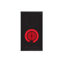 Bosch PKF375FP2E Series 6 Domino Glass Ceramic Hob, 30 cm Wide, PowerB