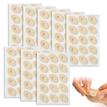 120PCS Corn Cushions Oval Soft Latex Sponge Corn Plasters for Toes Anti Friction Corn Pads Self Adhesive Callus Cushions Toe and Foot Protectors Redu