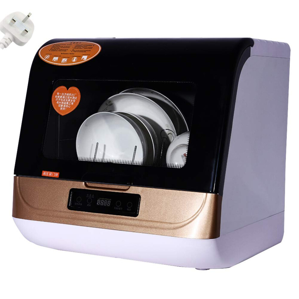 Skde Mini Dishwasher Portable Table,Compact Countertop Dishwasher Port