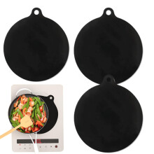 Induction Hob Protector 3Pcs Silicone Induction Cooktop Mat 8.66x9.84