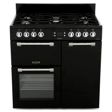 Leisure CK90F232 Black Freestanding 90 Centimeter Duel Fuel Range Cook