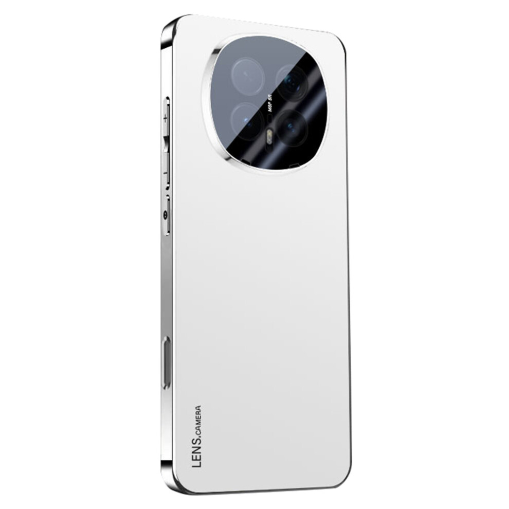 (White) For Honor Magic8 Pro 5G Case Acrylic + Tpu + Metal Anti-Scratch Phone Cover With Electroplating Frame White 6914290703876