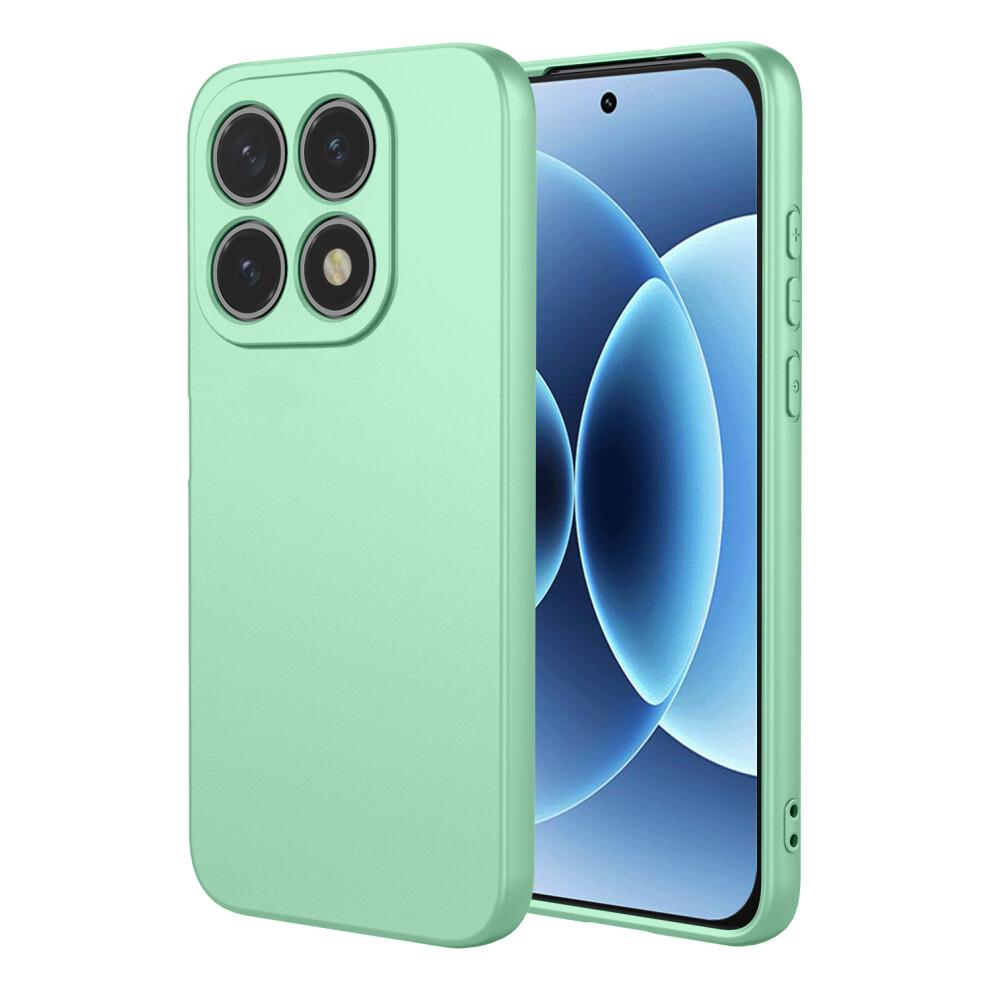 (Matcha ) For Xiaomi 17 Case Liquid Silicone Feel Soft Tpu Protective Phone Cover Green 6914296208054