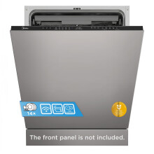 Midea Fully Integrated Dishwasher with 14 Place Settings, Wi-Fi Connec
