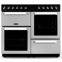 Montpellier MDFRC100X 100cm Dual Fuel Range Cooker Inox Stainless Steel, 7 Gas B