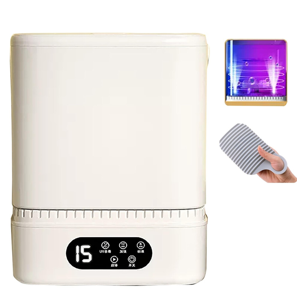 Portable Washing Machine and Dryer Combo, Semi-Automatic with Dehydrat