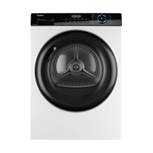 Haier I-Pro Series 3 HD90-A2939 Heat Pump Tumble Dryer, 9kg, White, A+