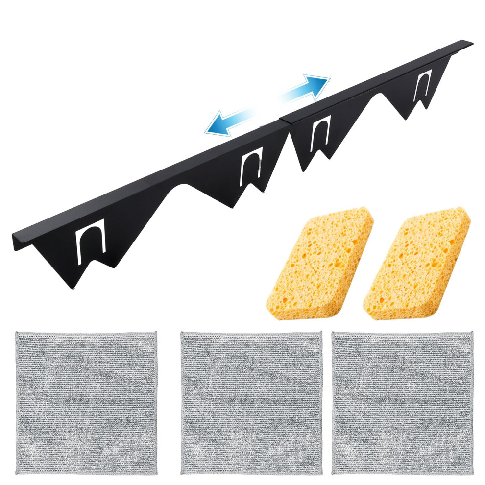 Gosknor 2Pcs Oven Stainless Steel Stove Counter Gap Covers, Retractable Length