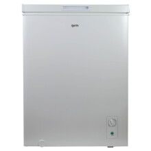 Igenix IGCF0150W Freestanding Chest Freezer 142 Litre Capacity with Freezer Basket, Suitable for Outbuildings and Garages, White